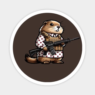 Tactical Groundhog Magnet